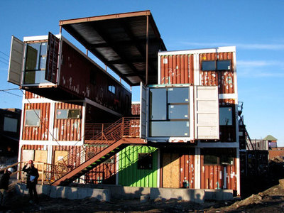 集裝箱建筑方案設計 掃碼打包的創新模式